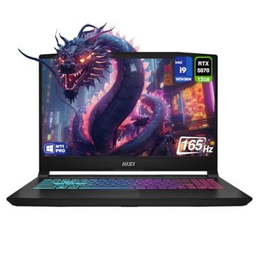 Imagem de MSI Laptop para jogos Katana 15 HX, Intel i9-14900HX, 64 GB DDR5 RAM, SSD PCIe de 2 TB, QHD+ de 15,6 polegadas (2560 x 1440) Tela 165Hz, Nvidia G-Force RTX 5070, teclado RGB de 4 zonas, W11 Pro, preto