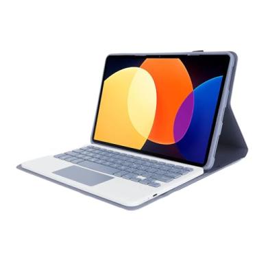 Imagem de Depisuta Caixa do Teclado para Mipad 5/5 Pro, Teclado Leve e Pequeno, Com Touchpad e Suporte para Vários ângulos, Tampa Destacável Magnética para Tablet de 11 Polegadas (PURPLE)