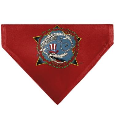 Imagem de Bandana Grateful Dead Pet Grateful Dead Daves Picks Volume Ten Jacaré Bonus Art Red Slip On Collar Bandana Apenas