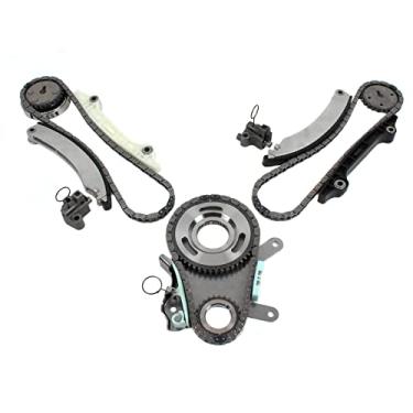 Imagem de CNS (180 LINKS) Kit de corrente de sincronização do motor compatível com 04-10 DODGE JEEP 3.7L (3704cc) SOHC V6 12V, NGC SYSTEM