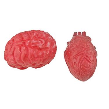 Imagem de Bloody Scary Fake Human Brain Horrible Heart Organ for Trick Toys Halloween Props Festival Decoration Haunted House