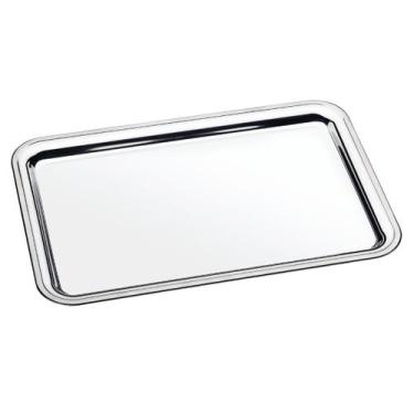 Imagem de Bandeja Buena Retangular Tramontina 48 cm em Aço Inox, Inox