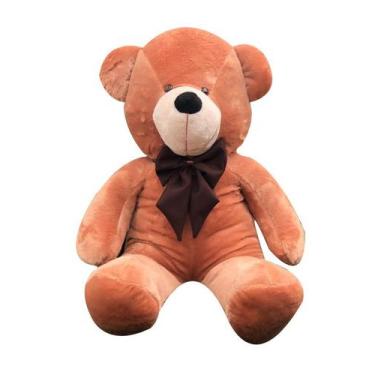 Imagem de Urso Gigante Pelúcia Grande Teddy 1,10 Metros - LuckBabyStore, Mel, Ta