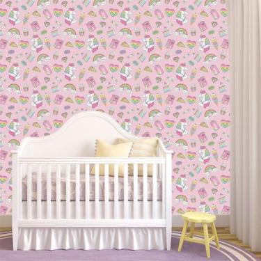 Imagem de Papel de Parede Adesivo - Unicórnio Baby Bebe - 097ppb - Allodi