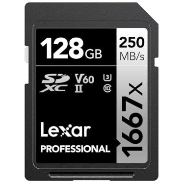 Imagem de Cartão de memória Lexar Professional LSD128CBNA1667, 128GB, para câmera