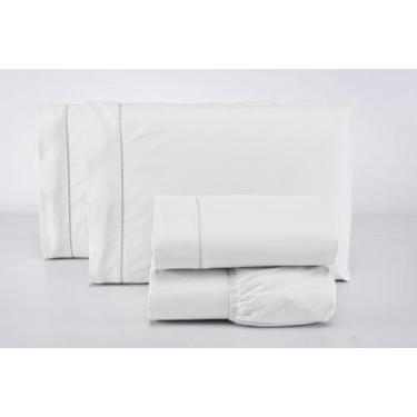 Imagem de Conjunto de Cama Queen 4 Peças Com Virol Incluso 200 Fios 100% Algodão