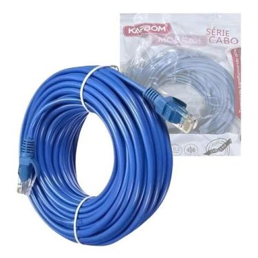 Imagem de Cabo De Rede 15 Metros Cat5e Ethernet Rj45 Kap-w-15m - NoBrand
