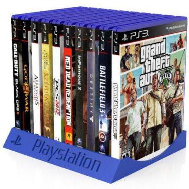 Imagem de Organizador Jogos Ps4 Playstation 10 Lugares Pronta Entrega - ARTWORK 