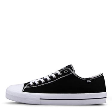 Imagem de Lugz Tênis masculino Stagger Lo Classic Fashion, Preto/branco, 40