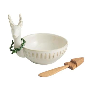 Imagem de Mud Pie Conjunto de petiscos de veado de Natal