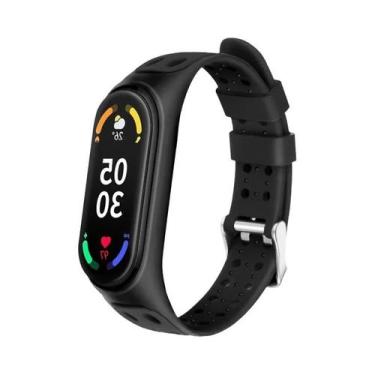 Imagem de Pulseira De Silicone Para Xiaomi Mi Band 7 6 5 5 3, Cinta Substituta P