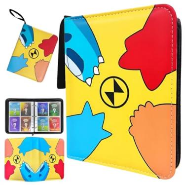 Imagem de Álbum de Fichário Pasta para 400 Cards Cartinha Card Collector's (Amarelo)