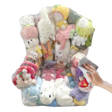 Imagem de Rrlihjgu Cadeira Para Armazenar Pelúcias - Capa Impermeável Para Puff de Pelúcias - Organizador Com Fecho Eclair Para Sala De Aula Quarto De Crianca Creche Dormitorio