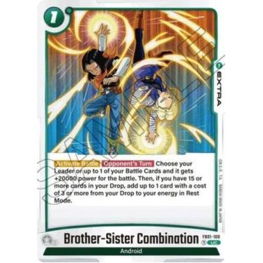 Imagem de Carta Dragon Ball TCG - Brother-Sister Combination (Awakened Pulse) - Incomum