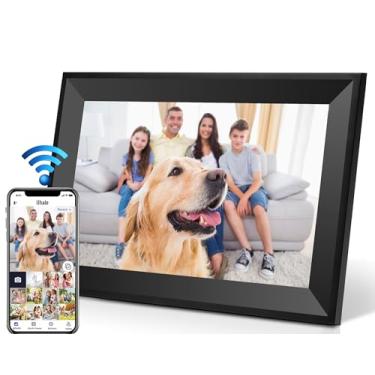Imagem de Obafepd Porta-Retratos Digital Touch Com Wifi De 10,1'', Hd Ips, Porta-Retratos Digital Inteligente De 16 Gb, Porta-Retratos Com Carregamento De Fotos E Vídeos Do Celular - Presentes De Natal Para N