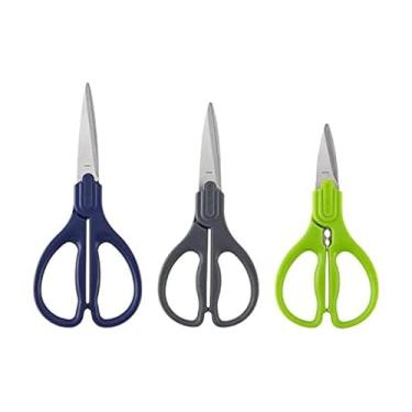 Imagem de Farberware Conjunto de tesouras de cozinha multiuso, 3 peças, multicoloridas