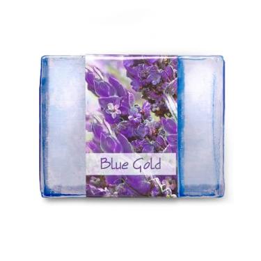 Imagem de Sabonete em barra de glicerina com aroma de ouro azul – natural, vegano, hipoalergênico – hidratante e hidratante com 100% glicerina vegetal – livre de sulfatos, parabenos, sem produtos químicos – 127
