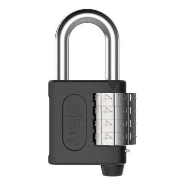 Imagem de 2X Cadeado De 40Mm Com Segredo Sem Chave Preto Fosco - Stam