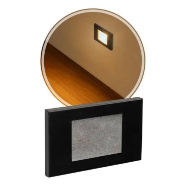 Imagem de 2X Luminária De Parede Balizador Embutir Cx 4X2 Escada St131