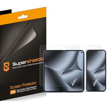 Imagem de Supershieldz (Pacote com 2) Projetado para Google Pixel 10 Pro Fold (2 telas principais e 2 telas frontais), protetor de tela transparente de alta definição (TPU)