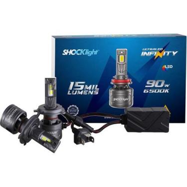 Imagem de Lâmpada Ultra Led Shocklight H4 90w Infinity 15000lm Canbus