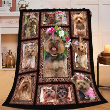 Imagem de Neximag Cobertor Yorkshire Terrier 127 x 101 cm