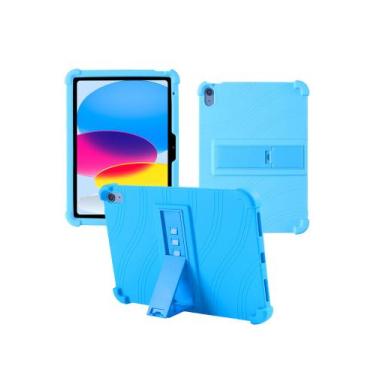 Imagem de Capa WUNIAK para iPad A16 2025 à prova de choque, leve, azul claro