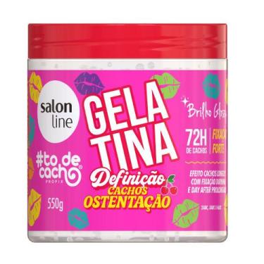 Imagem de Gelatina Salon Line todecacho Definição Cachos Ostentação 550g