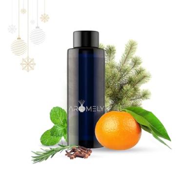 Imagem de Árvore de Natal por Aromely Essential Difusor Mistura de óleos - Fragrância luxuosa com notas de mandarim, laranja, alecrim, eucalipto, cravo, âmbar e baunilha (150 ml)