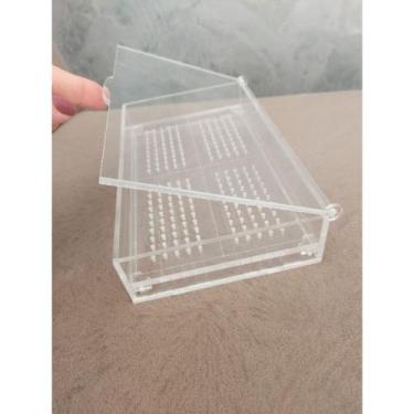 Imagem de Broqueiro Odontológico Com Tampa Porta Brocas Para Dentista - Modelar 