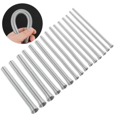 Imagem de Kit de dobradores de tubos de mola 10/15 peças para tubo OD 1/10.2 cm, 5/40.6 cm, 3/20.3 cm, 1/5.1 cm e 5/20.3 cm, conjunto de dobrador de tubo para tubos de cobre, alumínio e aço de parede fina (15)