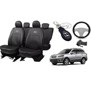 Imagem de Capa de couro para o banco santa fe 2000-2012 proteção impermeável