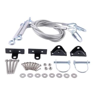 Imagem de HOLDWELL Upgrade Toy Hauler Kit de pátio 2315891 Kit de cabos de conversão de componentes multiuso fecha completamente a porta do transportador de brinquedo sem desmontagem, compatível com portas de