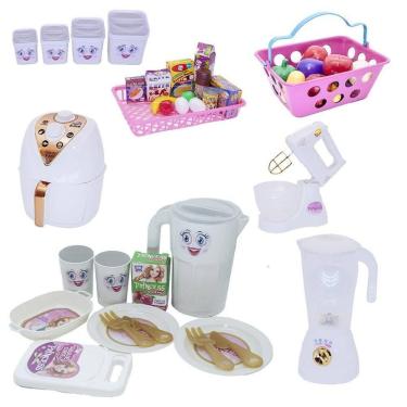 Imagem de Kit Cozinha Pote Comida Jantar Ar Fryer 44Peças