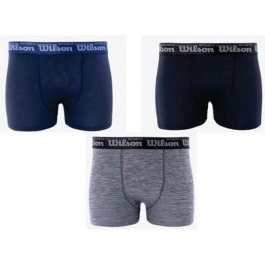 Imagem de Kit 10 Cuecas Boxer Wilson Adulto Algodão, M