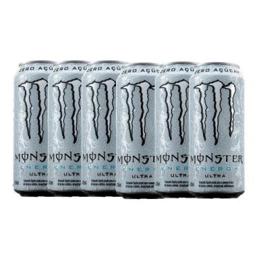 Imagem de Kit 6 Energético Monster Energy Ultra com 473ml