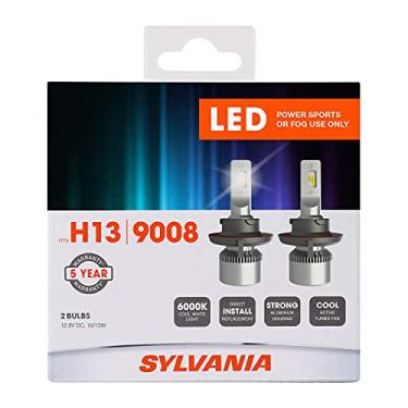 Imagem de Sylvania H13 | 9008 Lâmpadas de farol LED Powersport para uso off-road ou faróis de neblina - Pacote com 2
