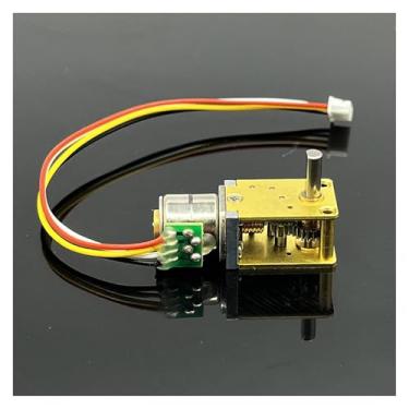 Imagem de Caixa de engrenagens de metal precioso de 10 mm, engrenagem sem-fim, motor de partida eletrônica, eixo D, 2 fases, 4 fios, iniciante eletrônico, monitor, câmera, robô, WWECCQIJ(D) Proporção 236)