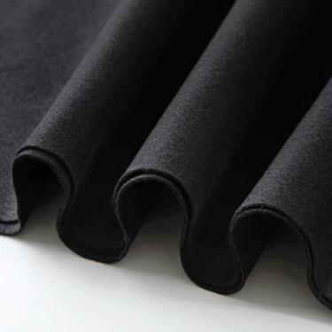 Imagem de Tecido: feltro preto Hao-Feijh, 1,6 mm de espessura, 183 x 91 cm, acrí