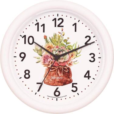 Imagem de Relógio De Parede Herweg Ref: 660088-021 Branco Flor