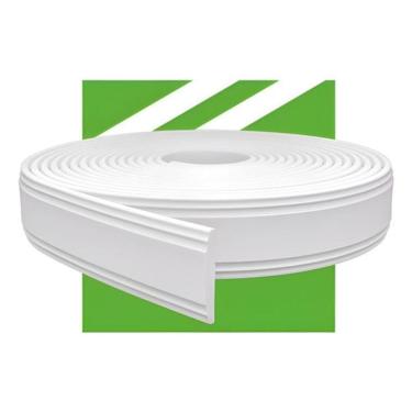 Imagem de Rodameio Eva Flexível Autocolante 7Cm Rolo 10M Branco Rm610