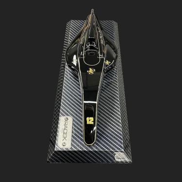 Imagem de Miniatura Decorativa Mesa/Parede Carenagem Carro Fórmula 1 Lotus 98T Senna G53 - Gran Belo