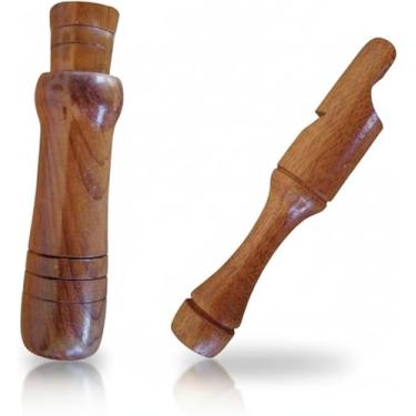 Imagem de Apito Inhambu Açu 09 + Apito Marrecao 33 Pios em madeira profissionais