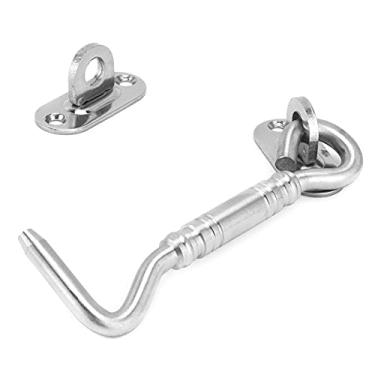 Imagem de Generic Trava de Porta, Hardwares Trava de Olho 201 Aço Inoxidável para Portão para Galpão para Cabine para Portas de Celeiro para Casa para Deslizantes para Garagem