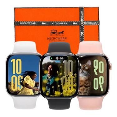 Imagem de Relógio Smartwatch w11 Mini Serie 10 42mm Amoled Compativel Samsung Ga