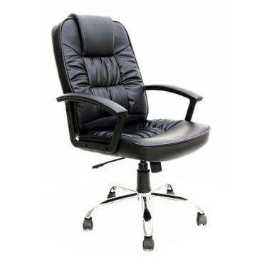 Imagem de Cadeira De Escritório Baixa Fixa Viseu - Preta