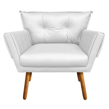Imagem de POLTRONA ANITTA CORINO BRANCO PES PALITO