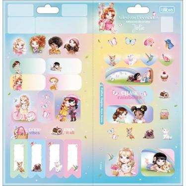 Imagem de Tilibra - Adesivo Decorado Duplo Jolie Multicor