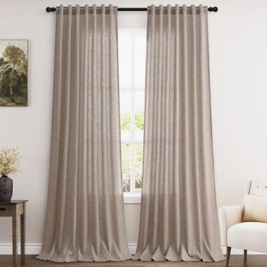 Imagem de Cortina Nanspring Extra Long 274 cm, conjunto de 2 painéis, linho acas