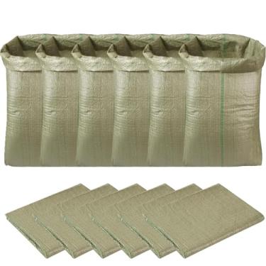 Imagem de Denylo pro Pacote Com 6 Sacos Para Corrida De Saco Batata Crianças E Adultos - Grande Estopa Natural 40 X 24 Polegadas Jogos Ao Ar Livre No Gramado, Esportes, Festas Aniversário, Reuniões Familiares